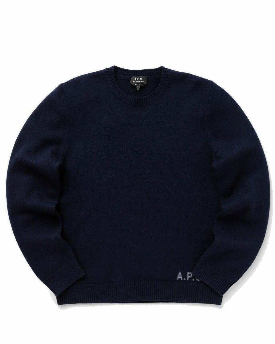 Photo: A.P.C. Pull Edward Blue - Mens - Pullovers