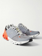 ON - Cloudflyer 4 Rubber-Trimmed Mesh and Ripstop Running Sneakers - Gray