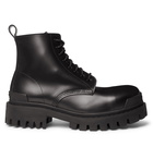 Balenciaga - Leather Boots - Black