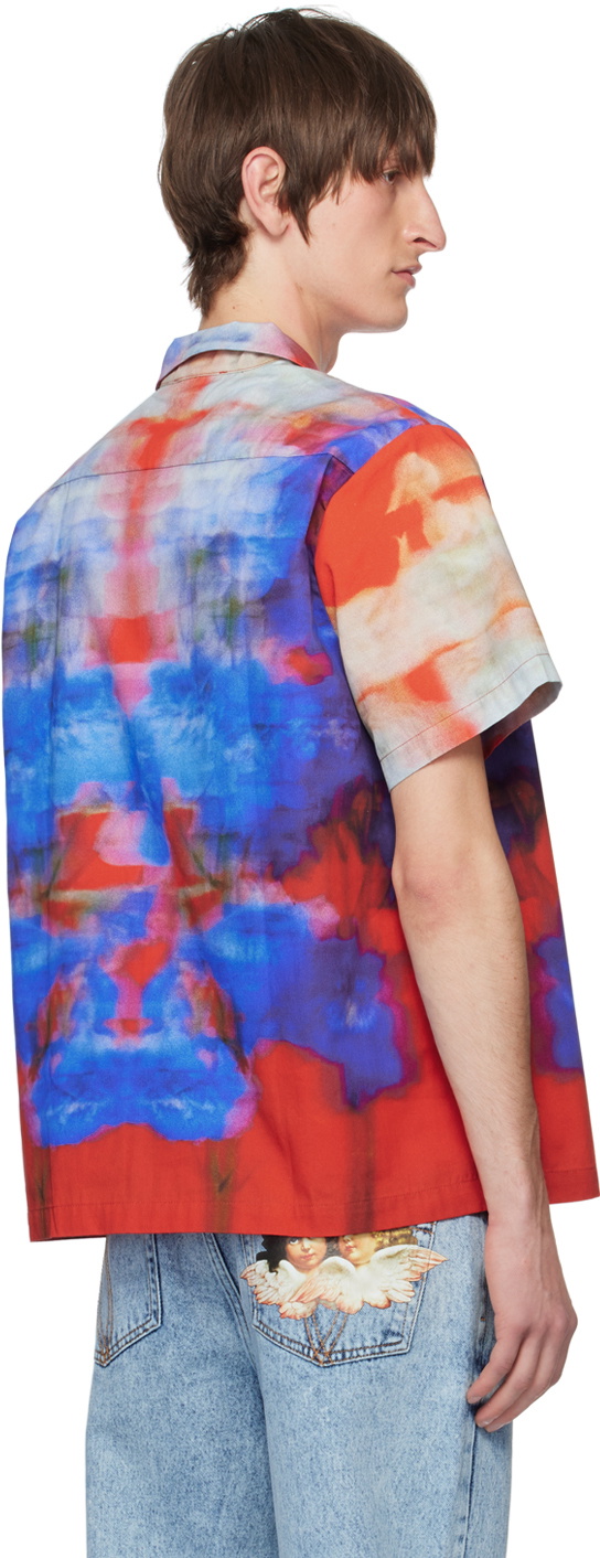 Fiorucci Multicolor Flower Blur Shirt
