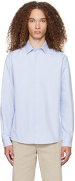 Sunspel Blue Buttoned Shirt