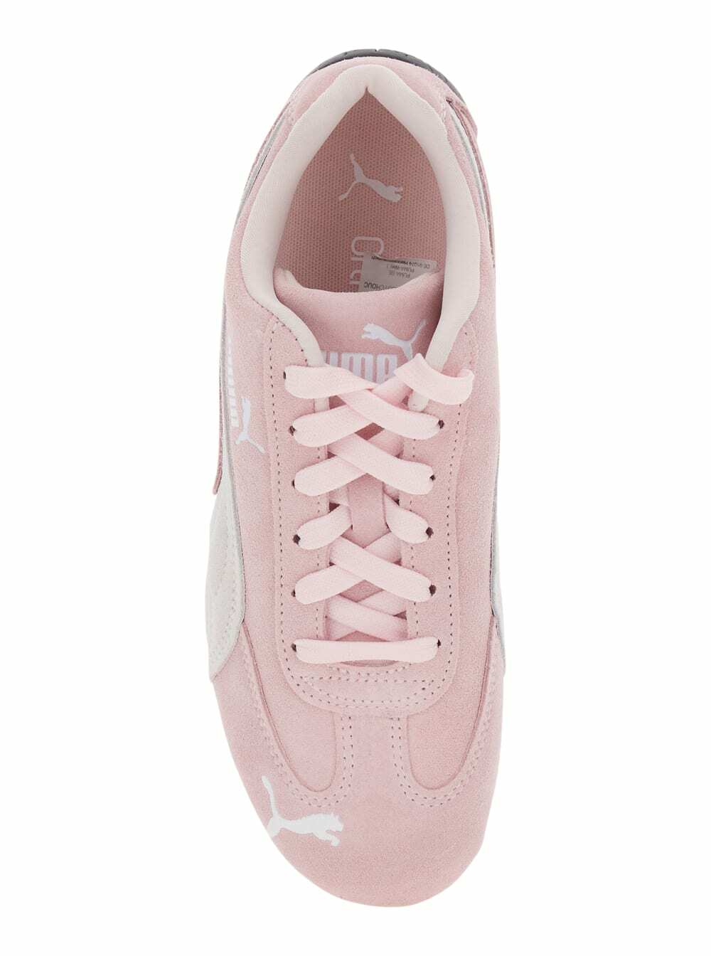 Puma speedcat Pink Sneakers With Logo Print On The Side And Logo Lettering On The Side In Suede Unisex
