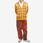 ICECREAM Men's Waffle Cardigan in Waffle Print