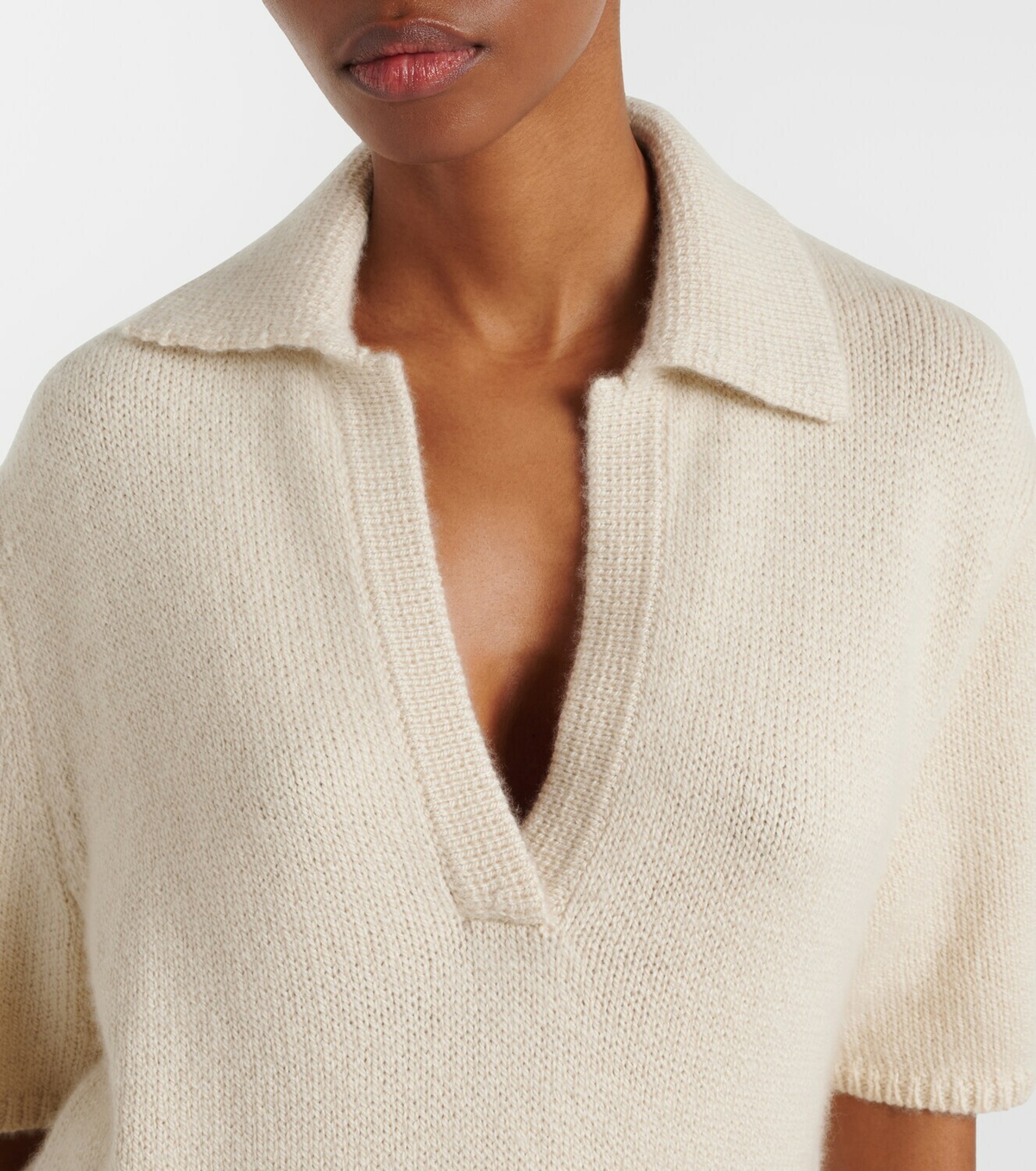 Gabriela Hearst Sohan cashmere polo shirt