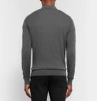 John Smedley - Lanlay Slim-Fit Cotton and Cashmere-Blend Polo Shirt - Gray
