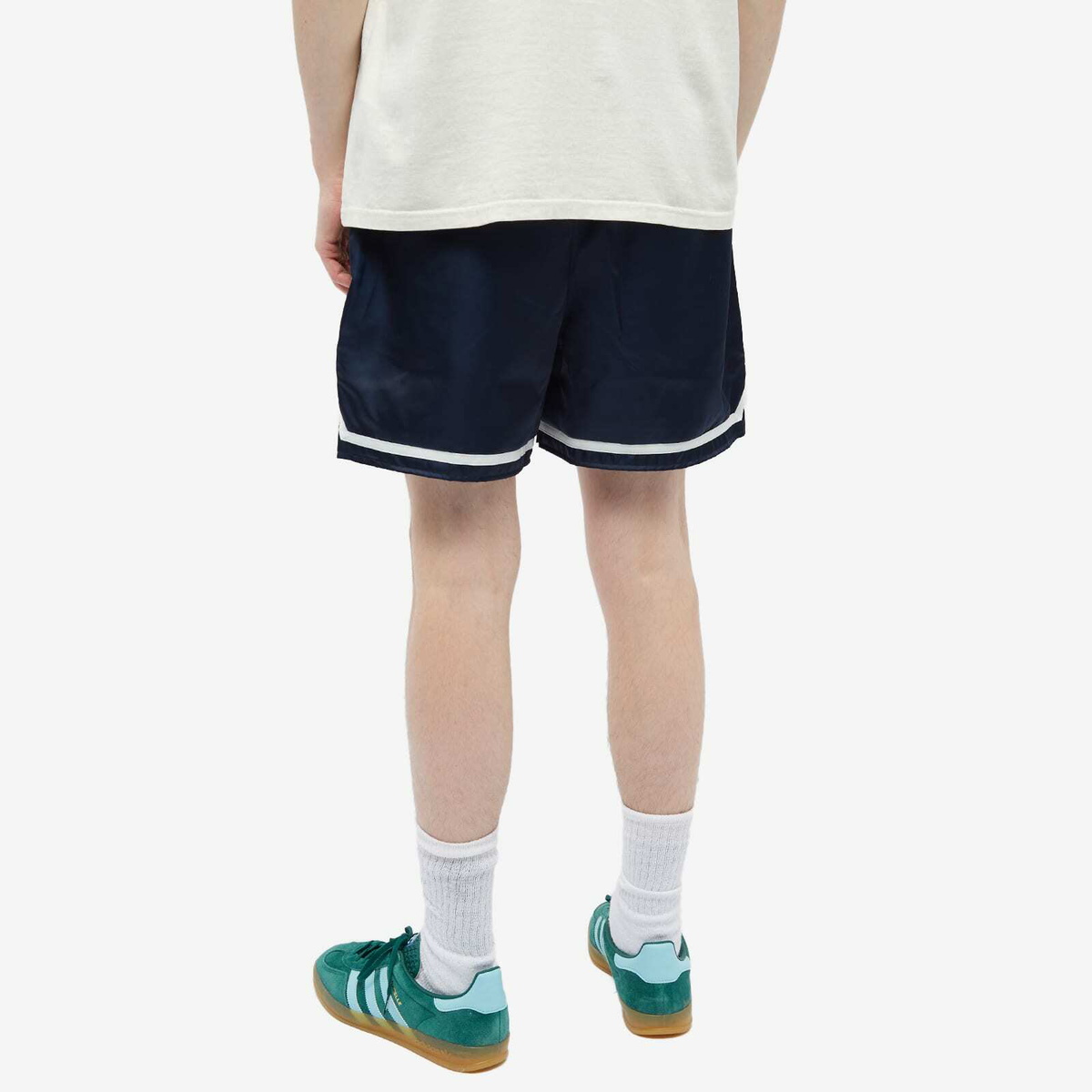 Adidas Men's Hoop Prep Short in Legend Ink/Off White adidas