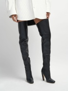 BOTTEGA VENETA - 100mm Canalazzo Thigh-high Leather Boots