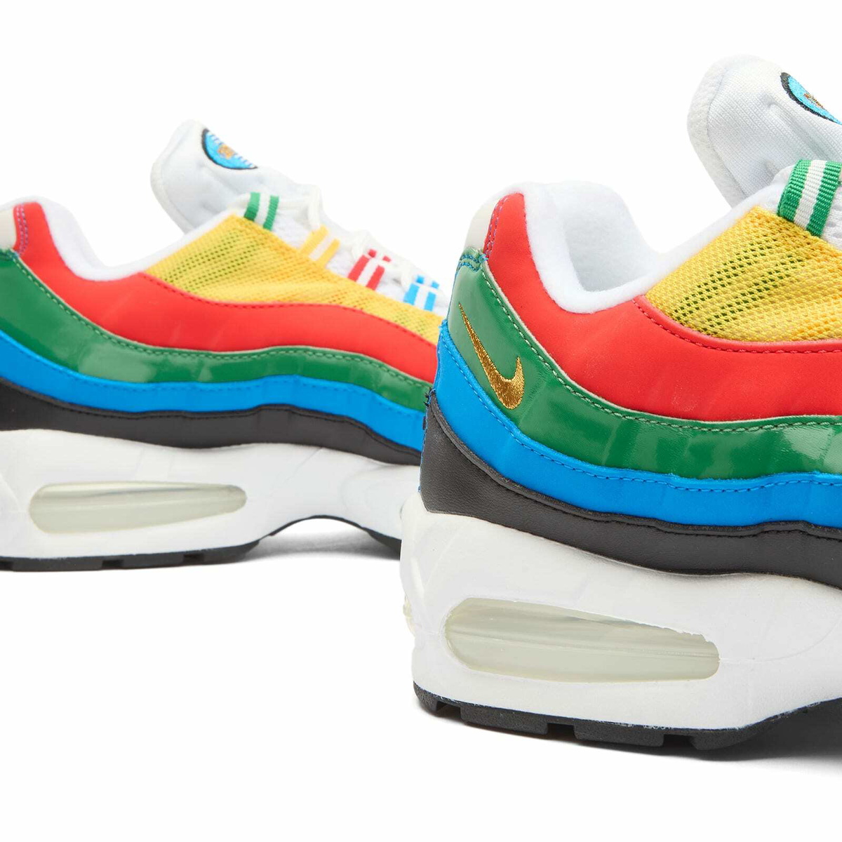 Men’s Nike White, Red, Yellow, and Blue Sneakers Air Force 1 Low LV8  main image 3