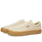 Stepney Workers Club Men's Raw Suede Gum Sole Dellow Sneakers in Ecru/Gum