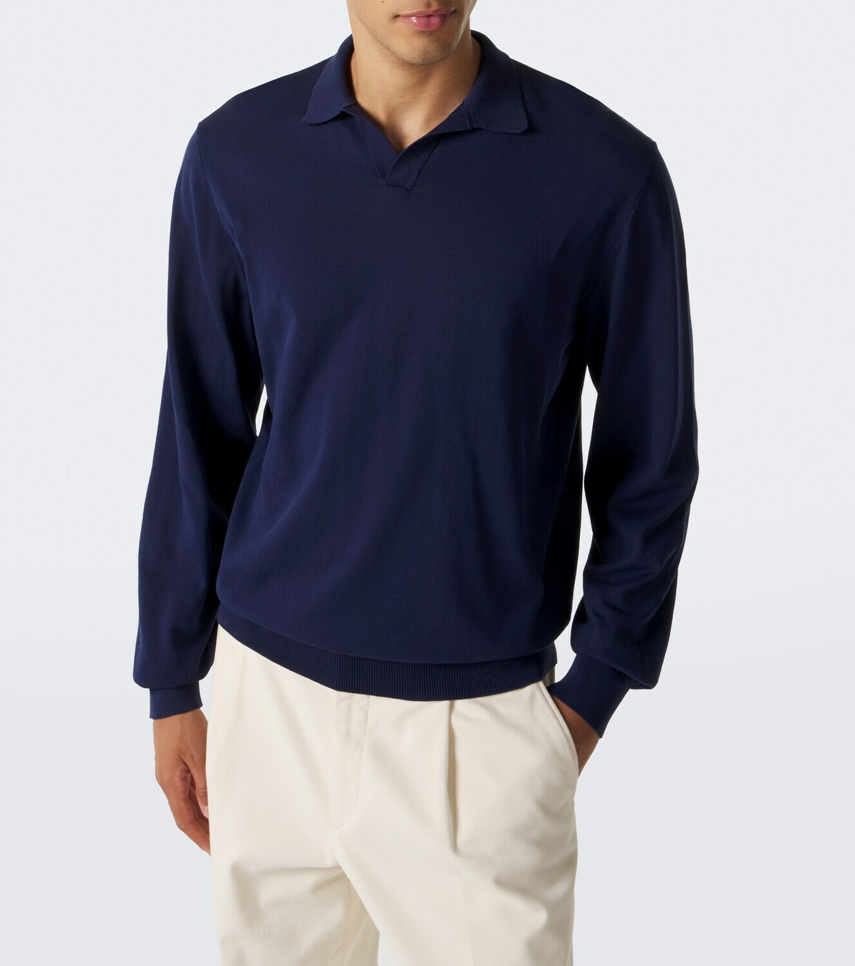 Rubinacci Cotton polo sweater