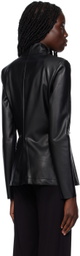 Wolford Black Jenna Faux-Leather Jacket