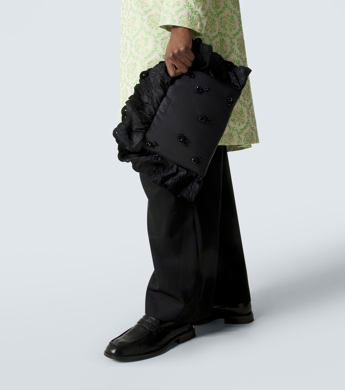 Simone Rocha Pillowcase embellished clutch