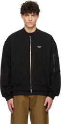 Kenzo Black Kenzo Paris Pop Embroidered Bomber Jacket