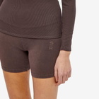 Stylerunner Women's Siena 5" High Rise Cycling Short in Sepia