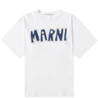 Marni Men's Logo T-Shirt in Lily White