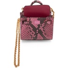 Dolce and Gabbana Pink Snake Sicily 62 Bag