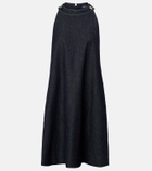 'S Max Mara Halterneck denim minidress