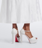 Christian Louboutin Sandaloo leather platform sandals