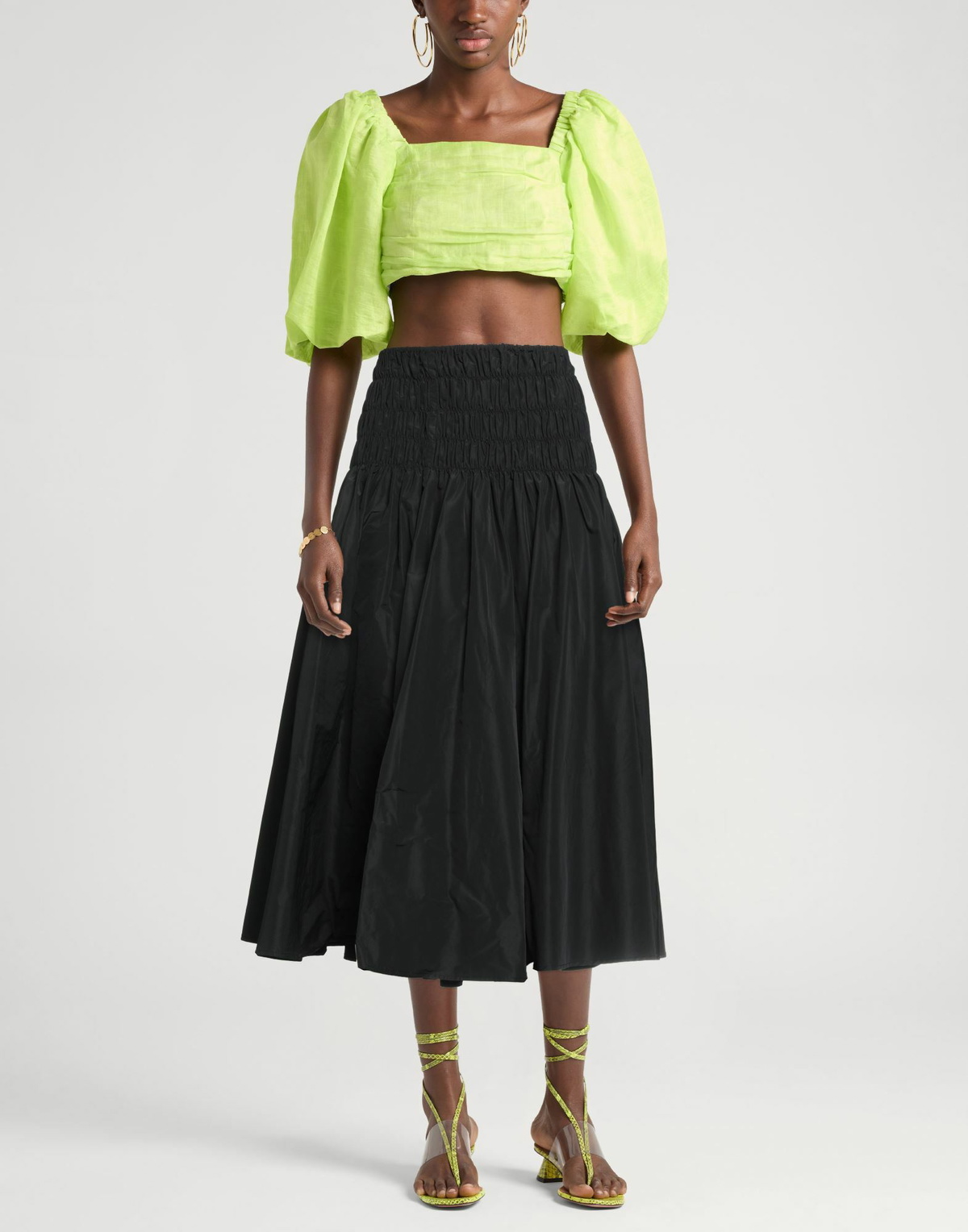 Maje Womens Midi skirt in Black