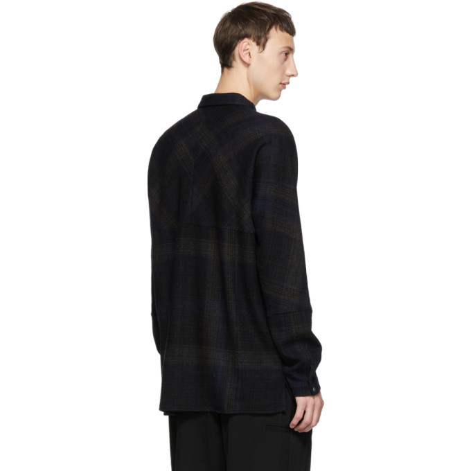 Stephan Schneider Blue and Brown Check Shirt