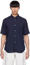 Comme des Garçons Homme Deux Navy Polyester Shirt