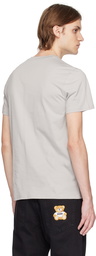 Moschino Gray Printed T-Shirt