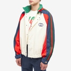 Gucci Men's GG Logo GRG Jacket in Ivory