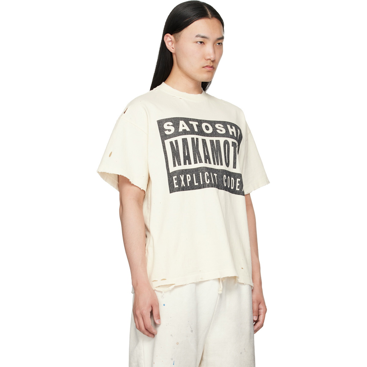 Satoshi Nakamoto Off-White 'Explicit Codex' T-shirt