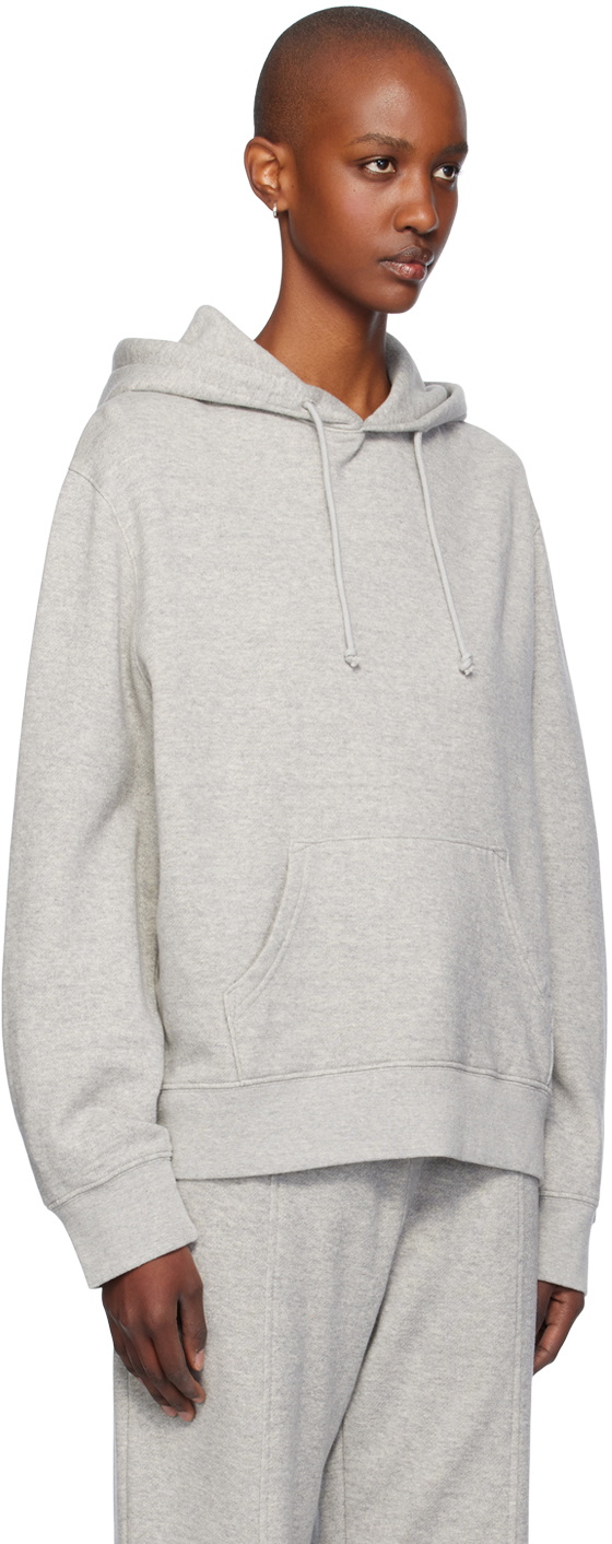 The Elder Statesman Gray Daily Lightweight Hoodie