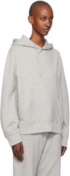 The Elder Statesman Gray Daily Lightweight Hoodie