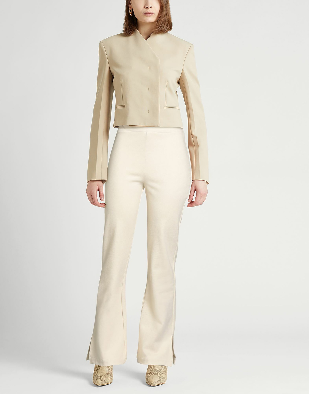 Jucca Womens Pants Cream