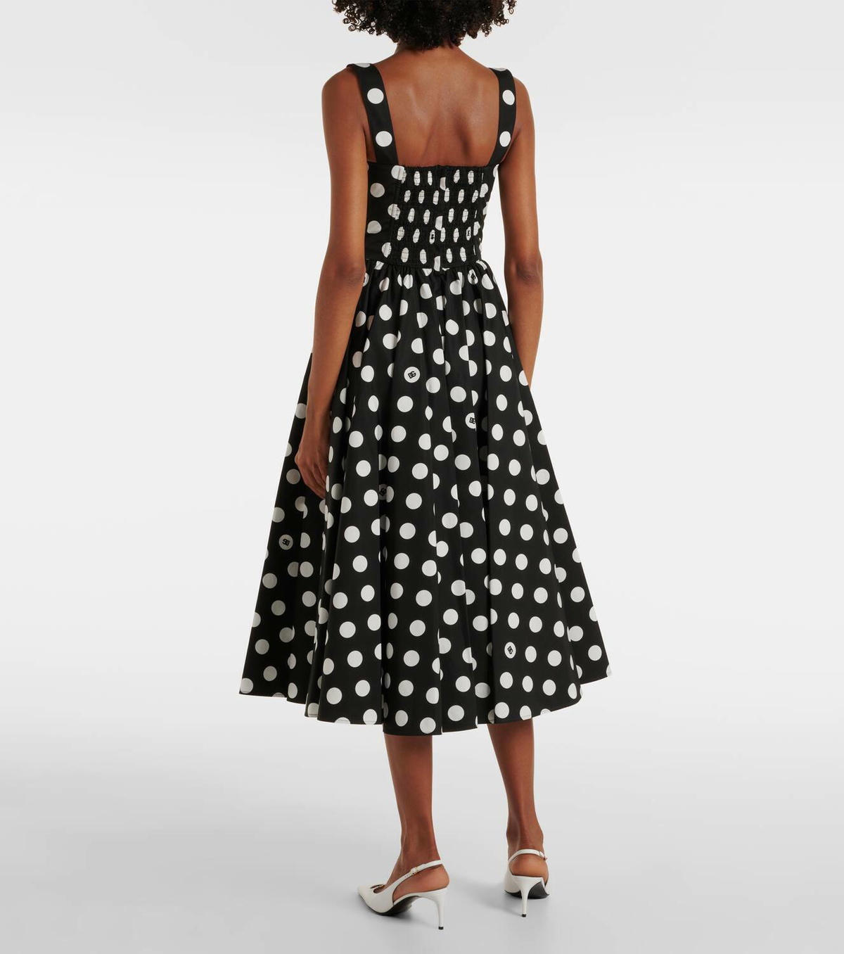 white christmas dresses Black Satin Corset Polka Dot Overbust Tutu Skirt Corset Dress 6XL main image 1
