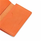 Hender Scheme Folded Card Case in Orange