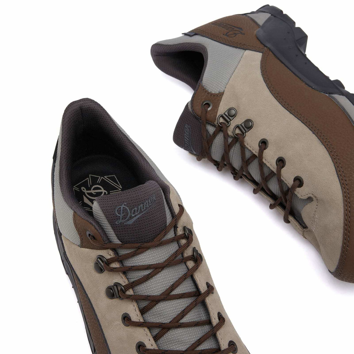 Danner Men\'s Panorama Low Hiking Shoe in the Roasted Cashew/Dark Earth colorway Danner Mens Panorama Low Roasted Cashew/Dark Earth Suede  main image 4