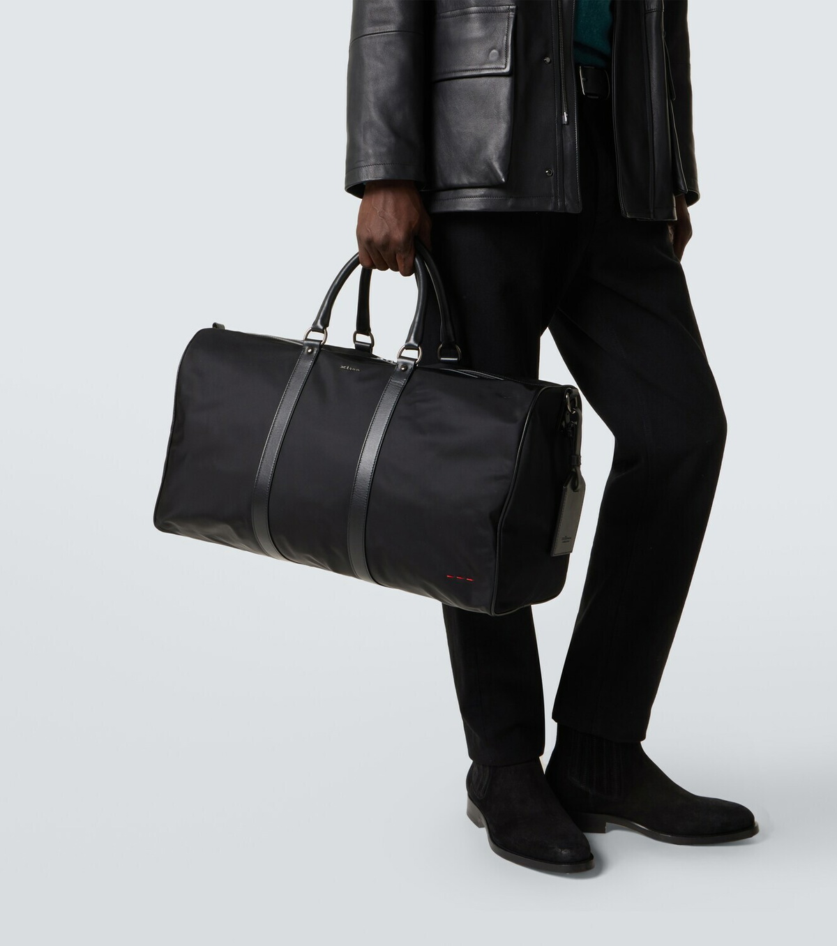 Kiton Logo duffel bag