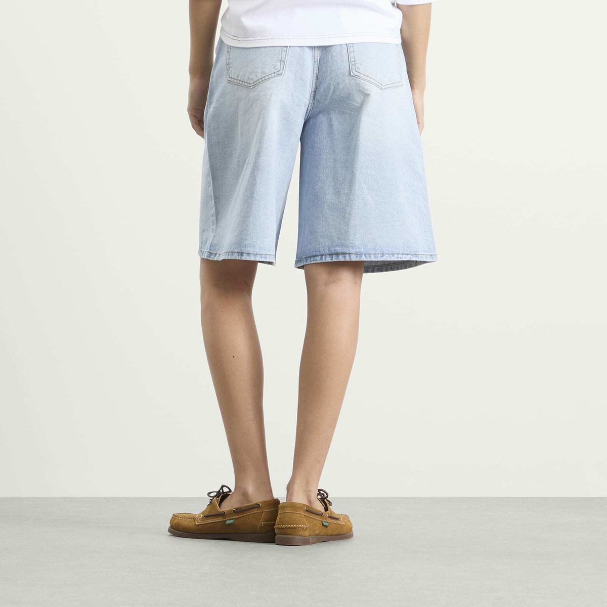 DUNST Women's Denim Shorts in Light Blue