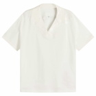 Maison Margiela Men's Taped Polo Shirt in Off White