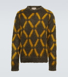 Marni - Intarsia mohair-blend sweater