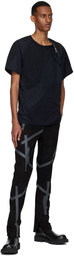 HELIOT EMIL Black Supima Cotton T-Shirt