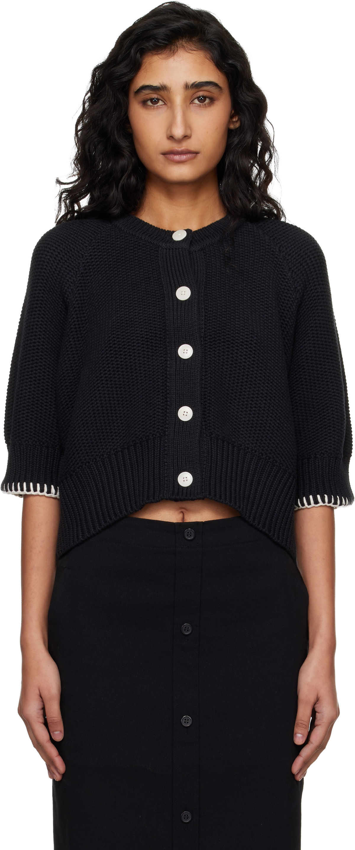 YMC Black Kwai Cardigan