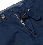 Brunello Cucinelli - Stretch-Cotton Cargo Trousers - Men - Storm blue