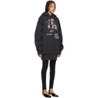 Balenciaga Black Speed Hunters Double Layer Hoodie