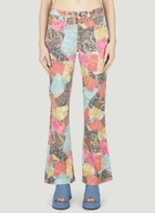 Guess USA Printed Flared Jeans