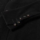 Rick Owens Single Breasted Wool Overcoat