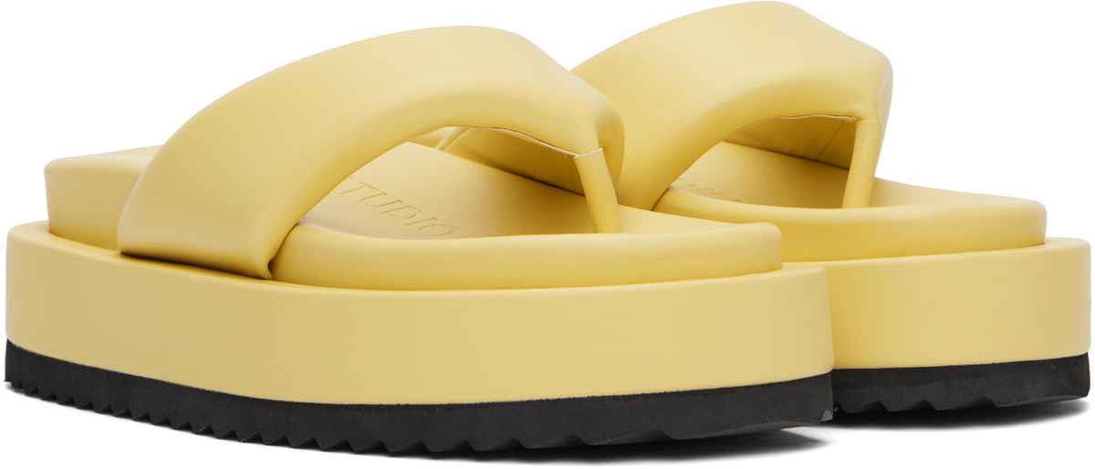 Stand Studio Yellow Eden Platform Flip-Flops