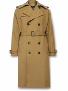 Nili Lotan - Trenton Double-Breasted Belted Cotton-Canvas Trench Coat - Brown