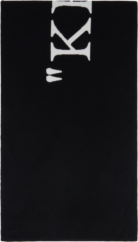 Photo: Off-White Black & White 'Keep Warm' Scarf