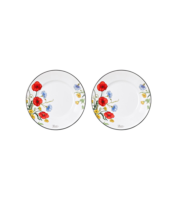 Photo: Gucci Gucci Flora set of 2 porcelain dessert plates