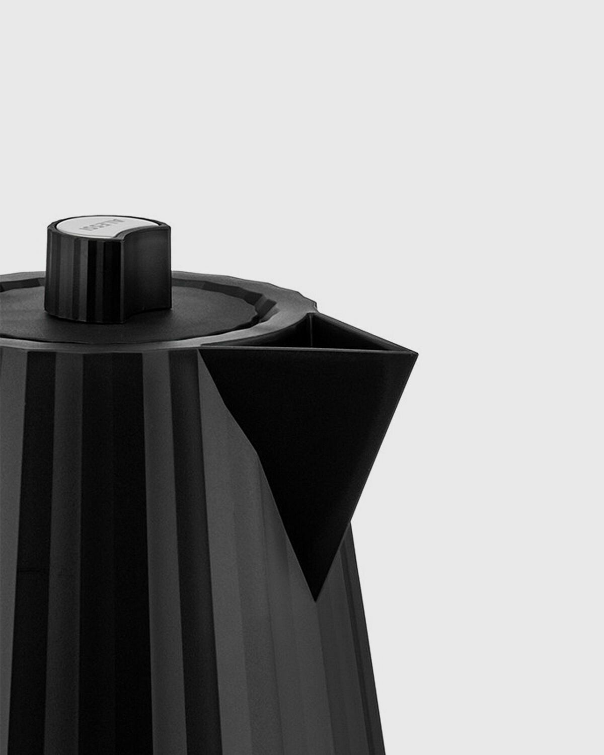 Alessi PLISSÉ,EL.WASSERKOCHER 1 Ltr. - EU PLUG Black Mens Kitchen- & Tableware