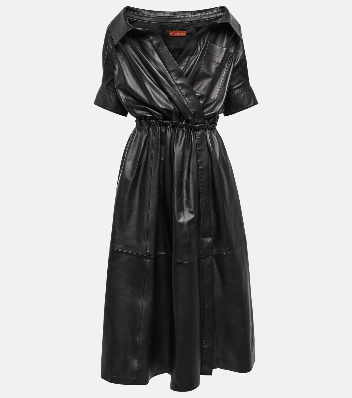 Altuzarra - Lydia leather midi dress Altuzarra